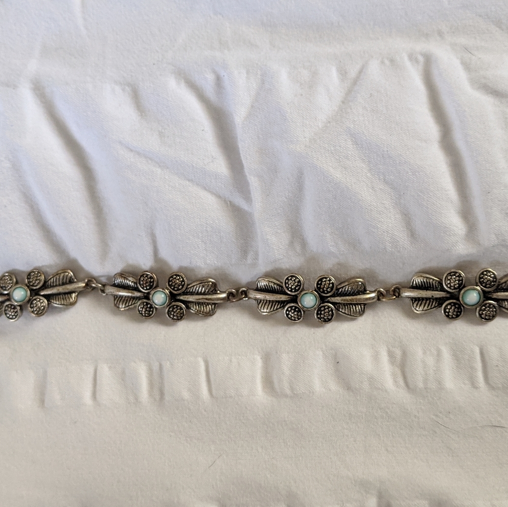 Silver link bracelet